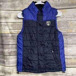 American Eagle Outfitters Vest Women's Medium Blue Puffer Outdoors Casual Ladies